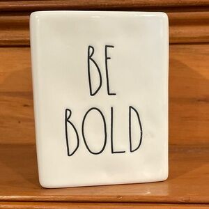 Rae Dunn Artisan Collection by‎ Magenta BE BOLD Ceramic Pen Pencil Brush Holder